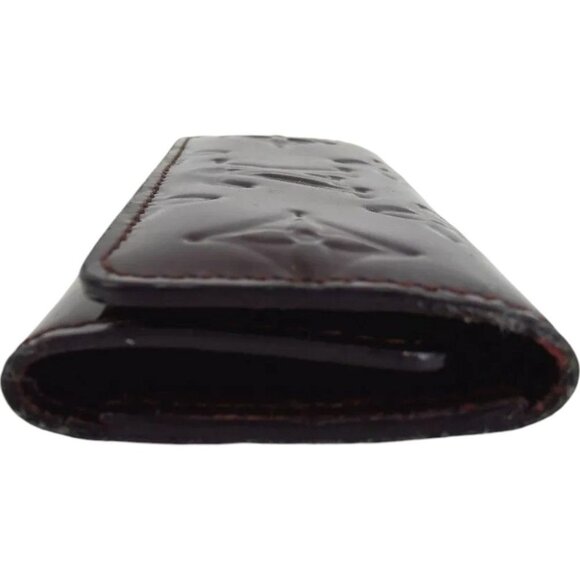 740138AP (C6) Louis Vuitton Key Case Multicles 4 Purple Monogram Vernis - Picture 3 of 10